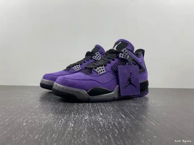 Purple Scott Air Travis 4 Jordan Suede x 0604